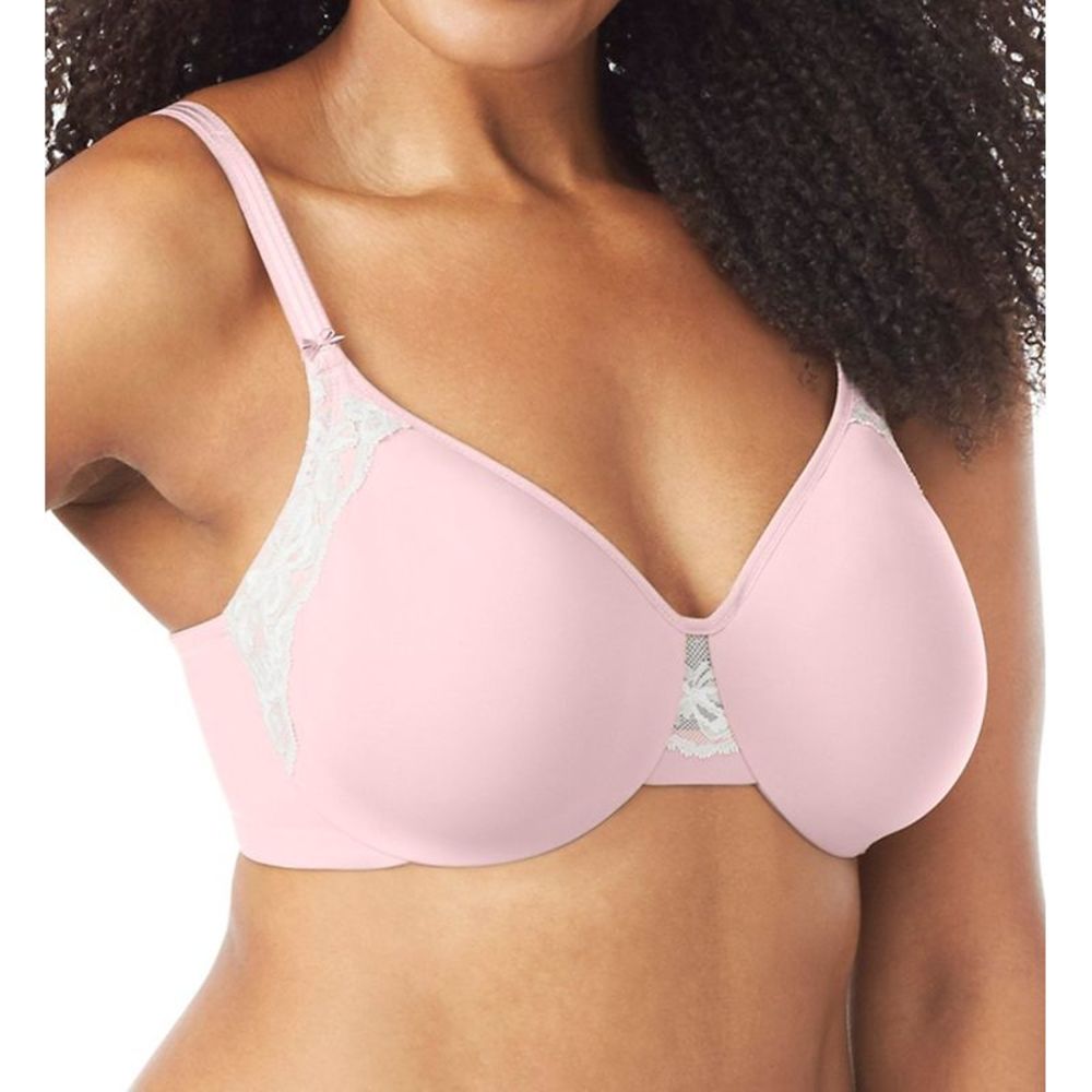 Olga Cloud 9 Underwire 2-Ply Minimizer Bra - Rosewater/GardeniaLace GI8961A - Picture 1 of 1